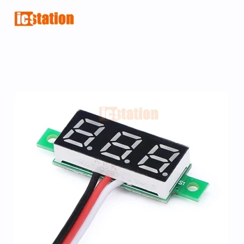 

DC 4.7-30V 2 Wire LED Digital Voltmeter Voltage Meter 12V 24V Car Motorcycle Electric Bicycle Volt Tester Detector Monitor