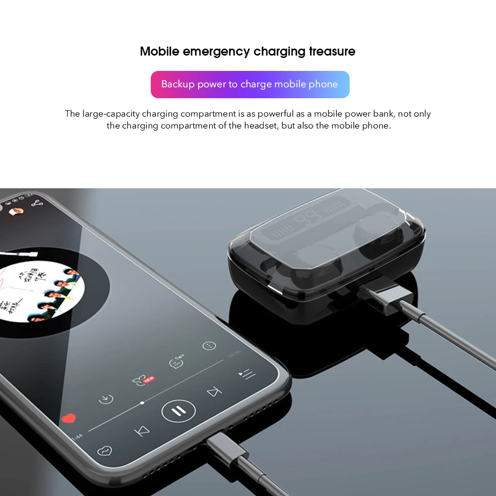 M11 оригинальные беспроводные наушники TWS Bluetooth 5,0 наушники-вкладыши шумоподавление Гарнитура сенсорное управление спортивные игровые наушники