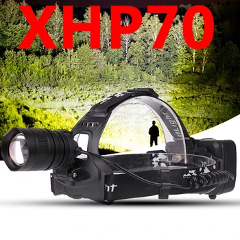 

Litwod Z90 2806 LED headlamp Powerful CREE XLamp XHP70 zoom lens headlight 18650 rechargeable battery head flashlight lamp torch