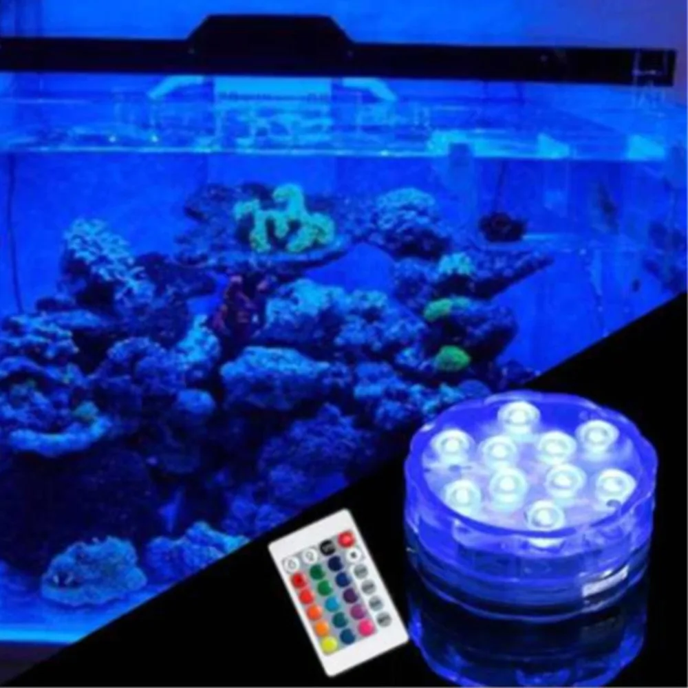 New Arrive RGB Submersible Light Swimming Pool Light ip68 piscine With Remote Control Durable LED Bulb Portable Underwater