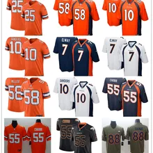 Мужские трикотажные изделия Denver Von Miller Bradley Chubb John Elway Emmanuel Sanders Steve Atwater Chris Harris Jr color rush