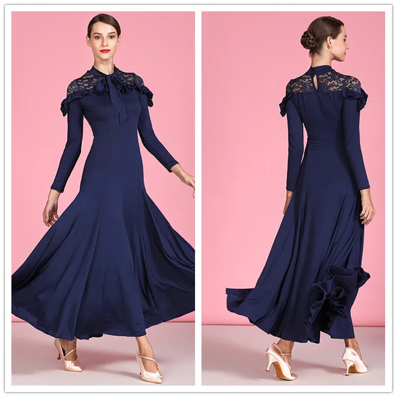 cheap ballroom dresses waltz dance dress standard redtango costume