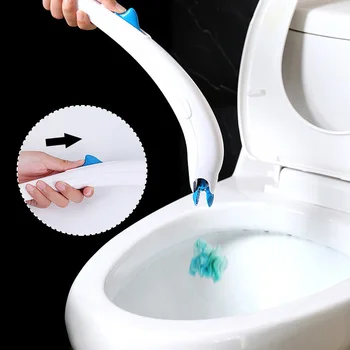 

Multifunctional Toilet Brush Household Toilet Brush Disposable Toilet Bowl With No Dead Corner Comes With Cleaner
