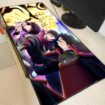 

XGZ Anime Naruto Large Gaming Mouse Pad Lock Edge Game Mat for Laptop Keyboard Desk Notebook Gamer pad