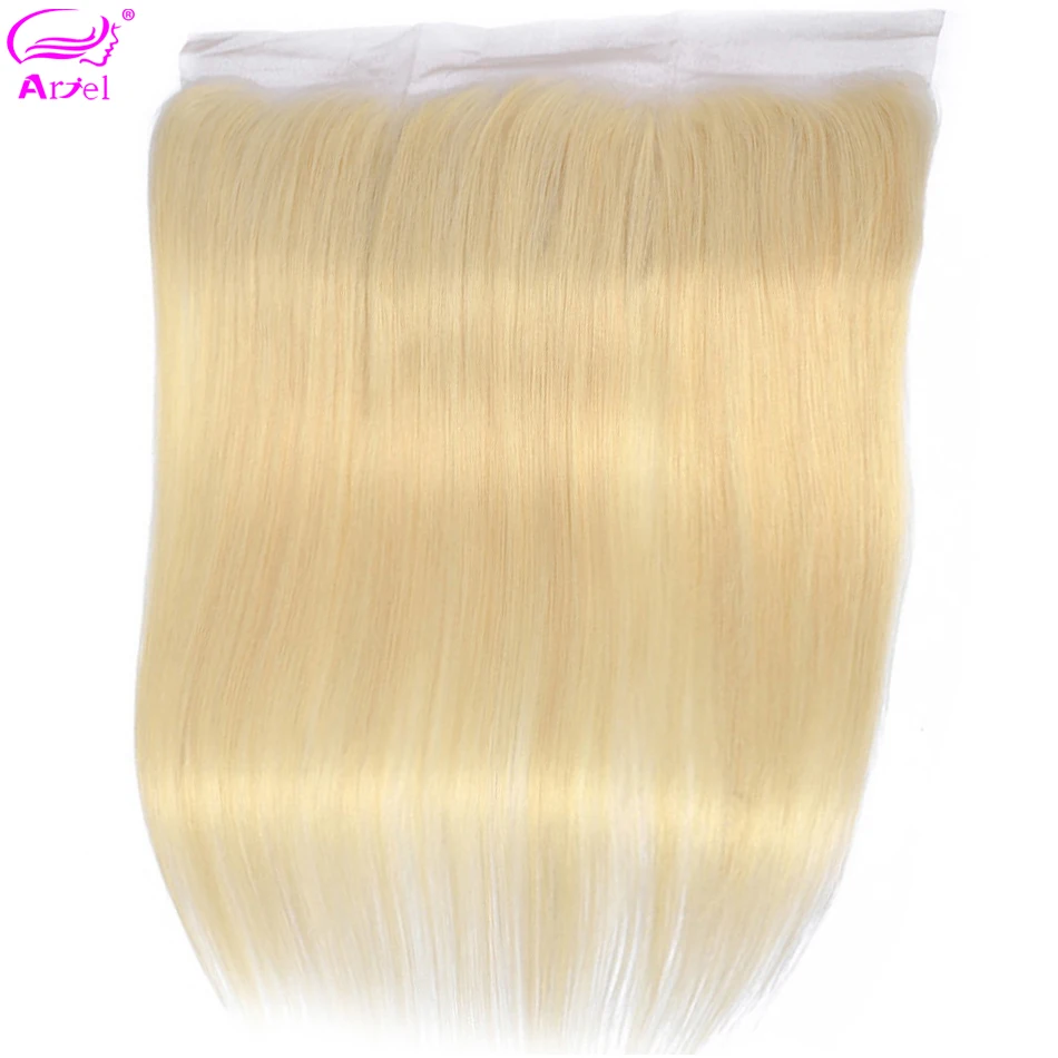 

613 Frontal Closure Straight Lace Frontal Closure Indian Blonde Transparent Frontal 13x4 Remy Ear To Ear Lace Frontal Closure