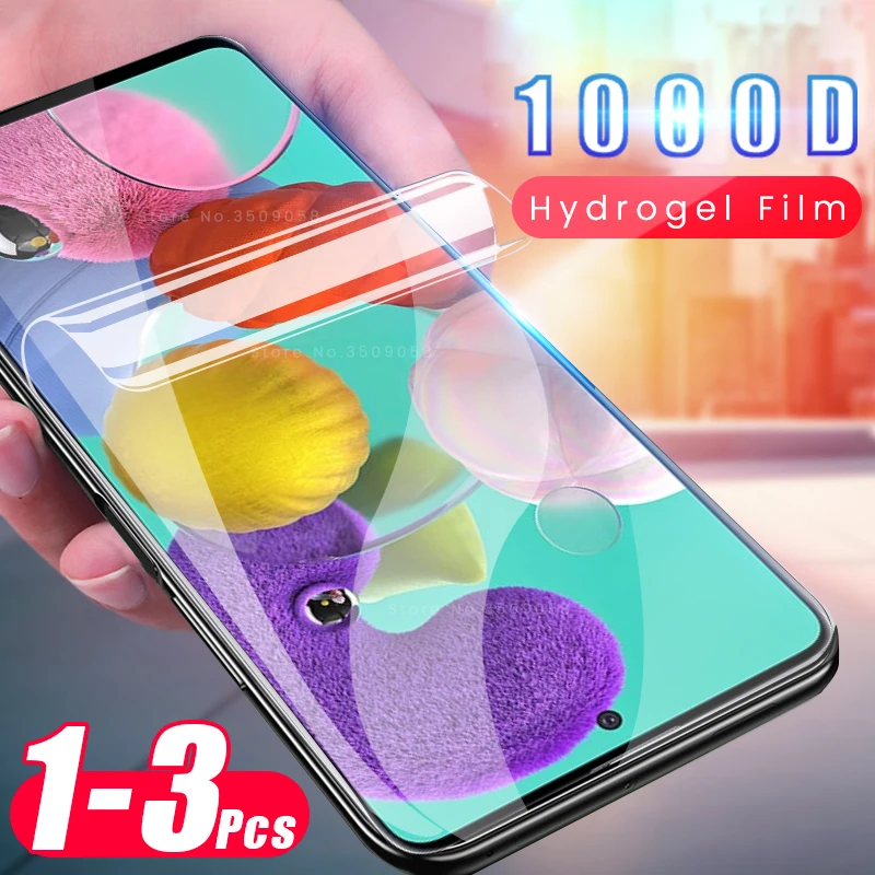 

3-1pcs 1000d soft hydrogel film for samsung a51 a71 a01 a10 a10s a10e a20 a20s a20e a30 a30s a40 a50 a50s a70 a70s a80,not glass