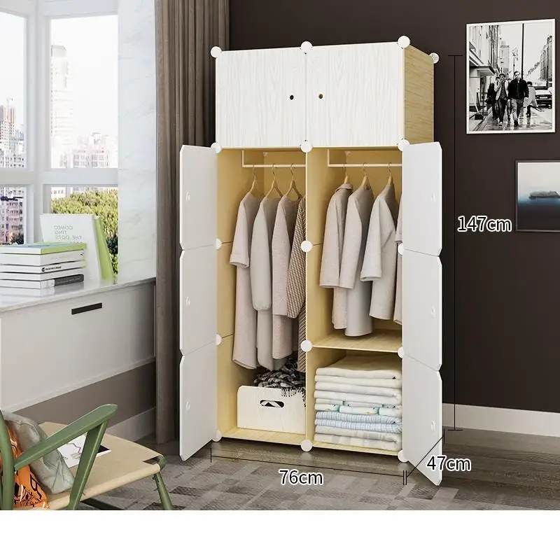 Meble Mobile Gabinete Armario Almacenamiento Armoire Chambre Dresser Mobilya De Dormitorio шкаф Mueble гардероб - Цвет: Version F