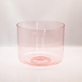 

HF 9 inches C Note 432Hz Pink Quartz Crystal Singing Bowl Customizable Colorful