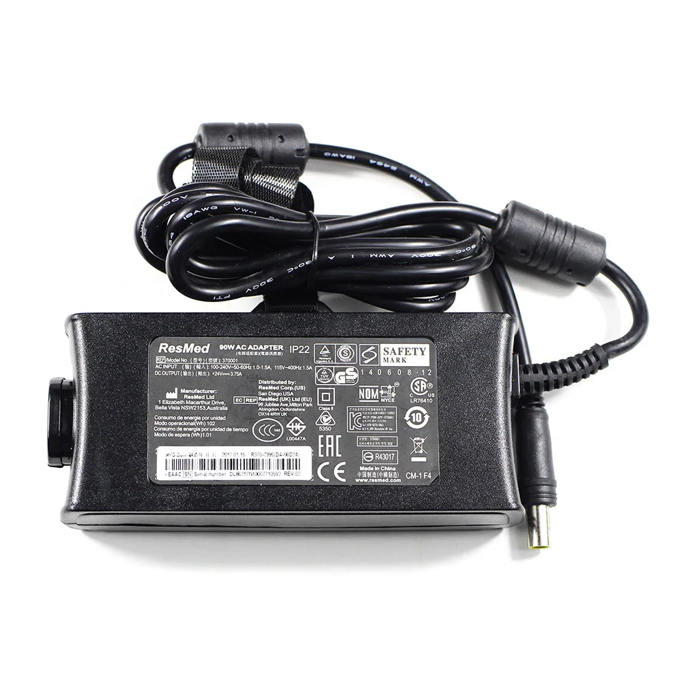 

Original AC power adapter 370001 For ResMed S10 Snoring machine ventilator Charger 90W 24V 3.75A power supply