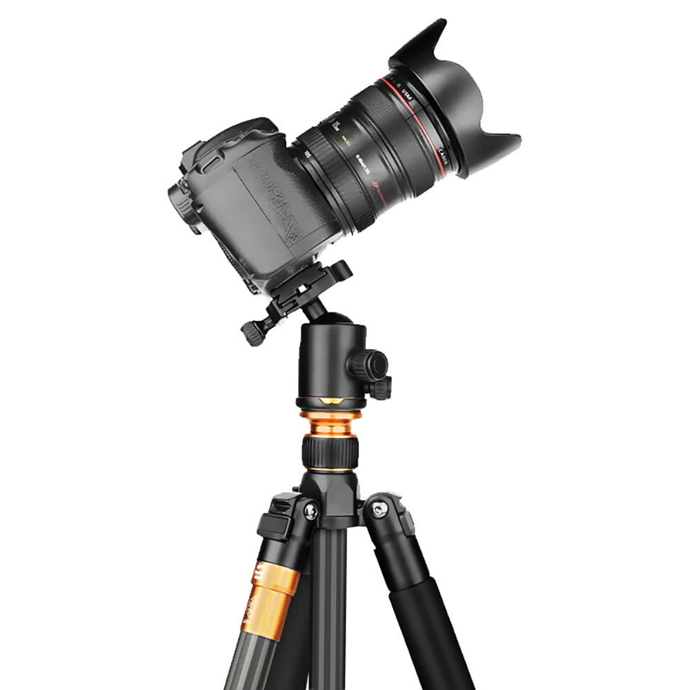  QZSD Beike Q999C Carbon Fiber Professional Tripod Monopod Ballhead Changeabel For DSLR Camera 1400g