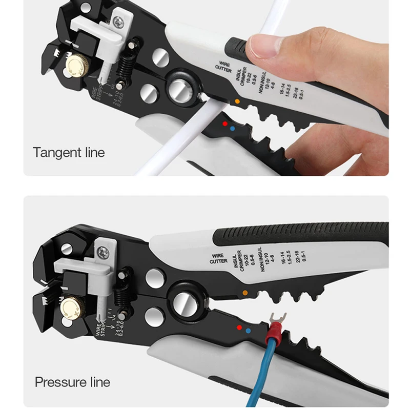 

Wire cutter automatic crimping wire stripper multi-functional peeling tools Terminal pliers 0.2-6.0mm2 tool