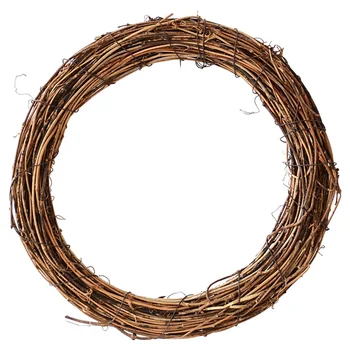 

Dried Flower Decorations Rattan Ring Christmas Wreath Christmas DIY Craft Door Wall Hanging Pendant Decor