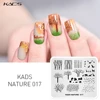 KADS NATURE 017 Stamping Plate nail art Animals Elephant Forest design nail art templates Image DIY Manicure stamp plates 1