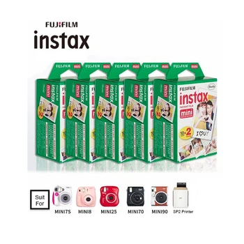 

fujifilm instax photo paper 10-100 Sheets white edge color edge photo paper for mini9/7c/25/90/mini 8