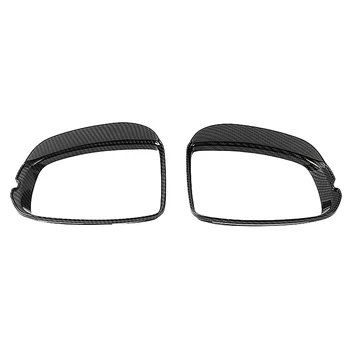 

ABS Carbon Fiber Car Rearview Mirror Covers Rain Eyebrow Cover Trim Frame for Honda Civic 10Th 2016-2020