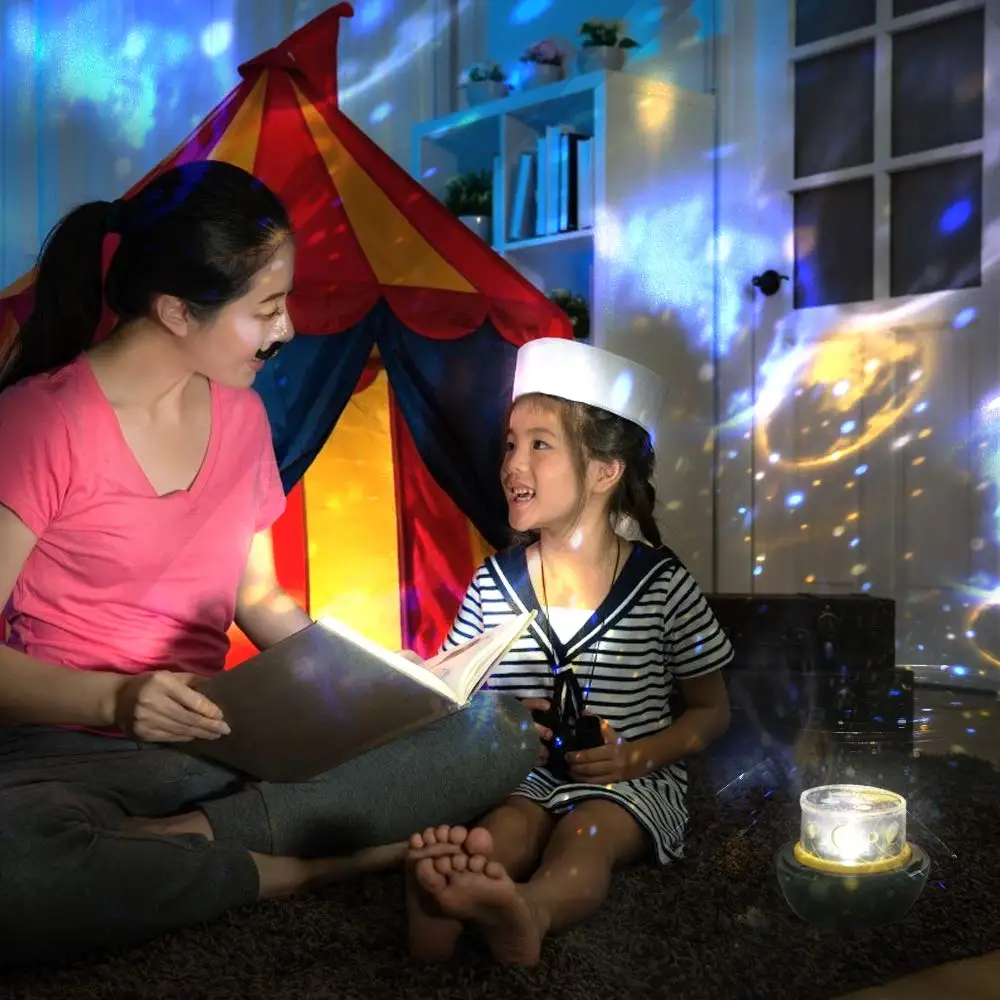 Star Projectors for Home LED desk lamp Night Light Colorful Rotating birthday gift Children's lamp projector Bedroom home planet