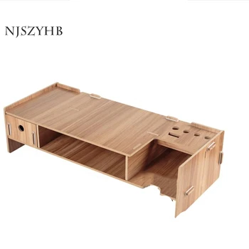 

Display computer screen base increase rack creative desktop sheet finishing storage rack storage table narrow computer desk