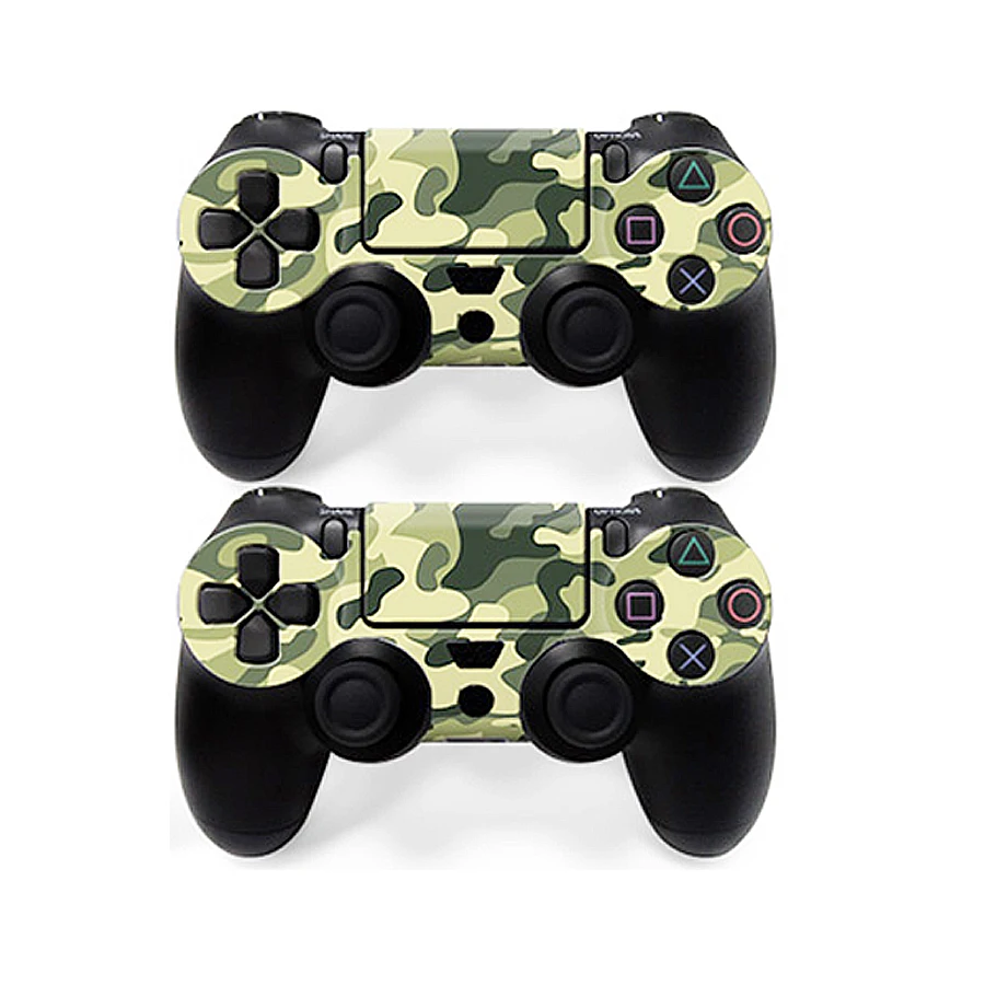 La cubierta completa pegatinas de piel para Play 4 станция evitar aranazos протектор etiqueta engomada para PS4 de контроллер