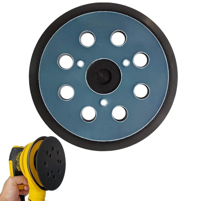 5” Hook & Loop Sanding Pad 8 Holes Backing Plate For Dewalt Makita