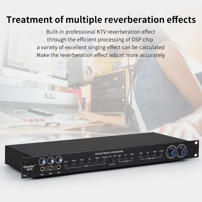 Special mixer for mobile phone reverberation