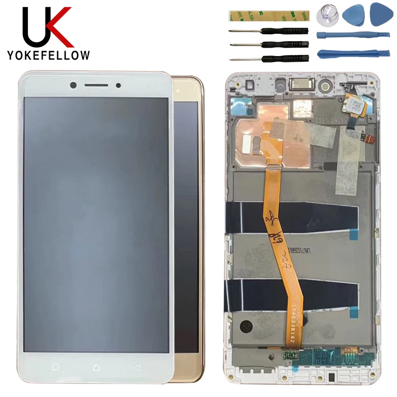 

100% Tested For 5.5" Lenovo K6 Note LCD Display Panel With Touch Screen Digitizer Assembly For lenovo K6 Note lcd + tools