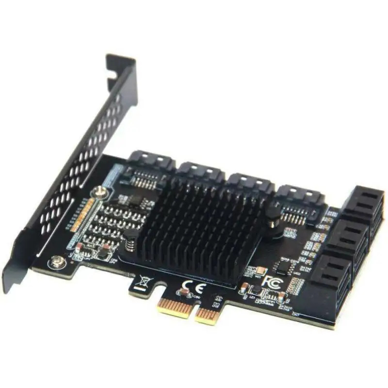 Адаптер SATA PCI E 2/4/6/10/16 портов 3 0 на PCIe X1 X16 плата расширения III PCI-e Express конвертер |