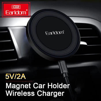 

Earldom 5V 2A Magnet Phone Holders Qi Wireless Car Charger Air Vent Holder for Car Wireless Charger for iPhone 11 Xs for Samsung