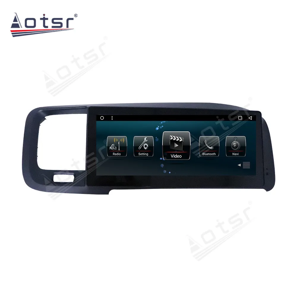 Android 9.0 4+64GB PX6 Car DVD Player GPS navigation for VOLVO S60 V60 2011-2020 auto radio tape recorder multimedia player IPS |