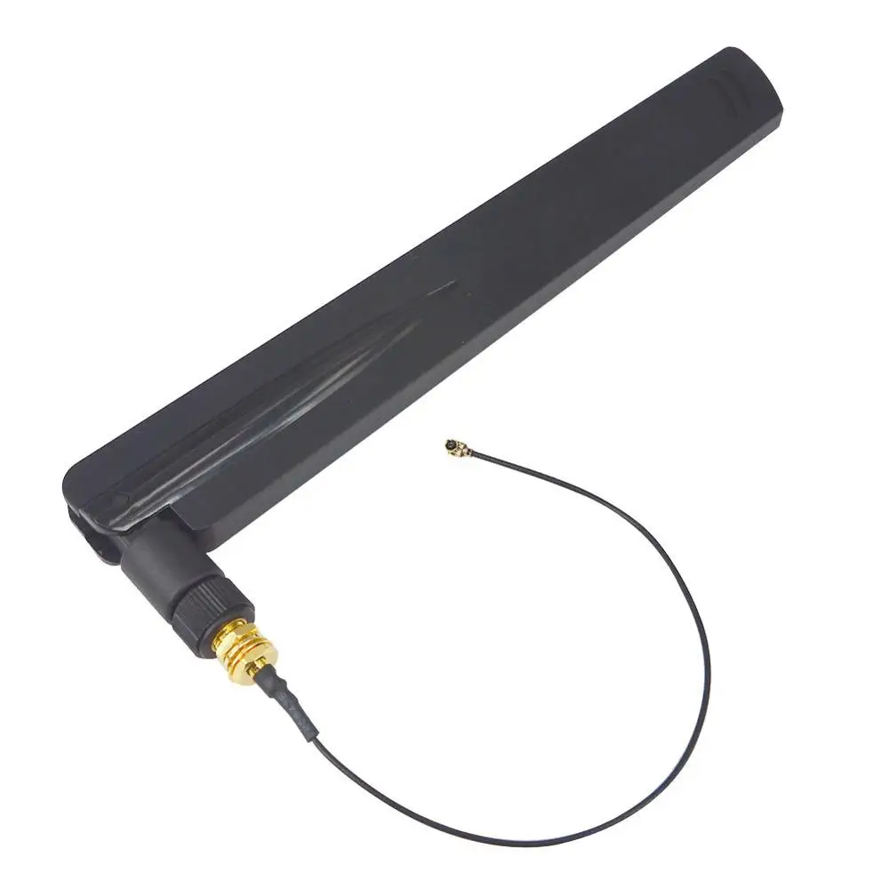 2.4Ghz WIFI Antenna RP SMA Male Universal Antennas + UFL IPX to RP SMA Pigtail Cable 17cm wifi antenna radio antenna antenna pigtail cable