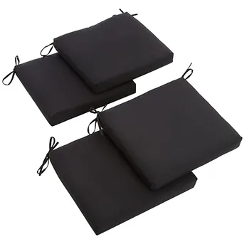

4 pc Seat cushion Indoor or Outdoor Square Chair Zippered Seat Cushions Set 20 Inches Home Decoration Soft Sofa Cushion #11