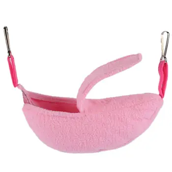 

Cute Pet Hamster Hanging House Banana Shape Soft Hammock Small Pet Cotton Cage Sleeping Pet Bed Rat Cage Toy Accessories