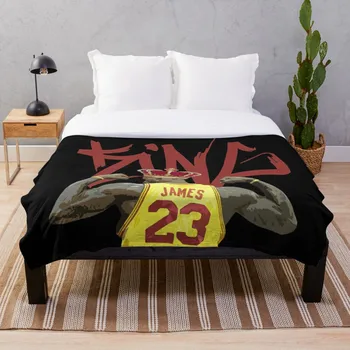 

KING JAMES Blanket Wool Flannel Plush Blanket Bedspread For office Sherpa Blanket Couch Quilt Cover Travel
