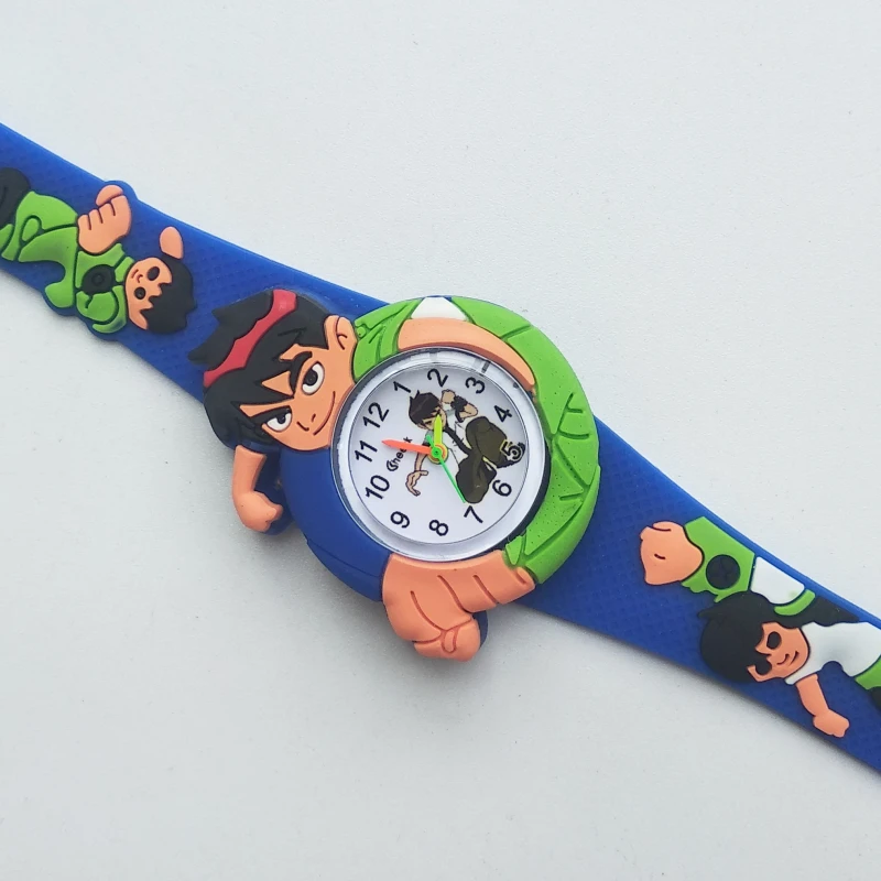 

2019 New kids watches non waterproof soft silicone handsome 3D men watch boy clock fashion baby children electronic watch