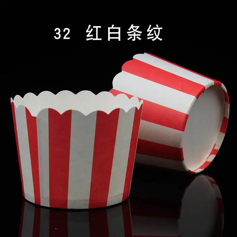 50 шт./компл. Бумага капкейк, кекс, пирог чашка пресс-форм для выпечки ...