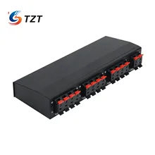 TZT Sechs-weg Stereo Lautsprecher Selector Schalter Verstärker Selector Bidirektionale Selektive Switcher B898