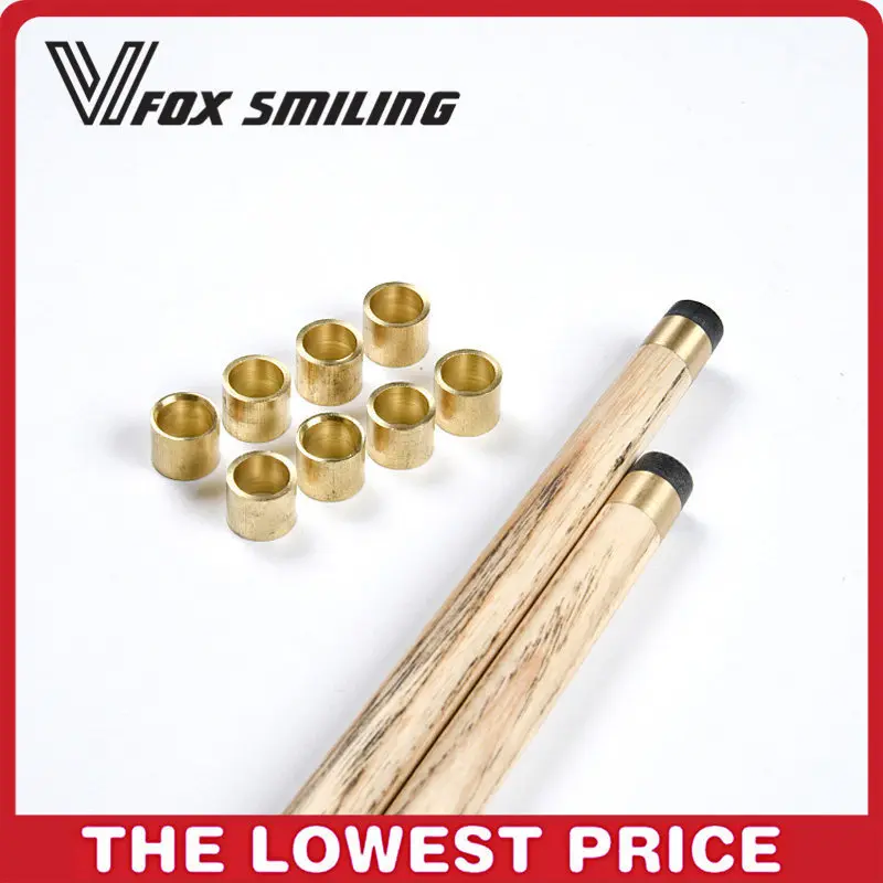 

Fox Smiling 5/10PCS 9mm/10mm Billiard Pool Cues Copper Head Copper Hoop Snooker Accessories