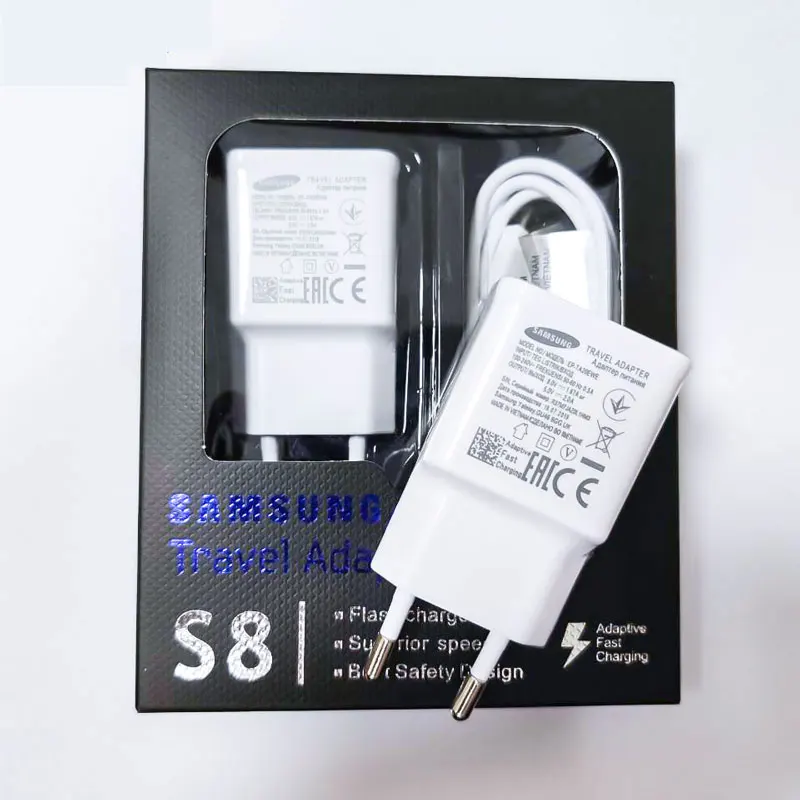 

Samsung Fast Charger usb charger adapter 9V 1.67A Quick Charge Type C Cable for Galaxy A30 A40 A50 A70 A60 S8 S9 Plus note 8 9
