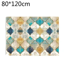 1X ковер с геометрическим рисунком, марокканский этнический стиль, коврик для гостиной, спальни, плюшевый винтажный ковер, 5 размеров, украшения для дома