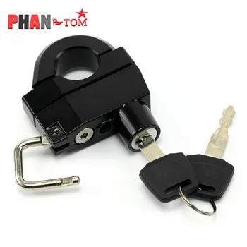 

Universal Helmet Lock For 22mm 7/8" handlebar CNC Motorcycle Motorbike Bar Clamp Aluminum
