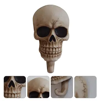 

1Pc Hook Skull Shape Practical Creative Funny Hanger Wall Hook Halloween Hook for Clothing Hat Keychain
