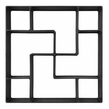 

40cm Pavement Paver Garden Decor DIY Patio Yard Paving Mold Forms Stepping Stone Cement Brick Lawn Walkway Path Maker Reusable