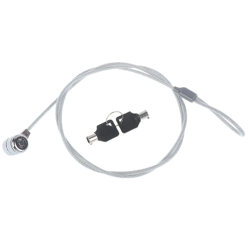 1pc Anti-Theft office notebook laptop pc computer desk key security lock chain wire