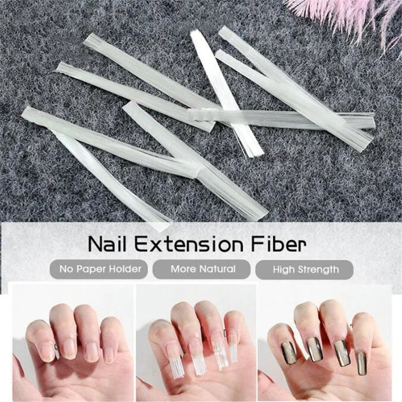 10/20/50 шт волокна Стекло наращивание ногтей Fibernails для шелковые Расширение