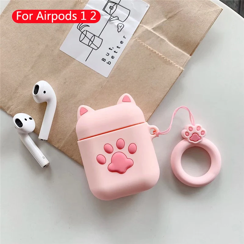 16 Мультяшный наушник коробка для Apple Airpods чехол силиконовые милые аксессуары для Airpods 2 Беспроводная bluetooth-гарнитура защитный чехол - Цвет: 16