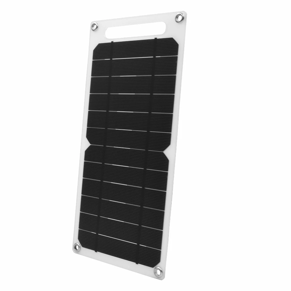 ELEGEEK Solar Panel Charger 6W 5V USB Output Solar Charger Portable Solar Battery Chargers Charging for Phone for Hiking Outdoor