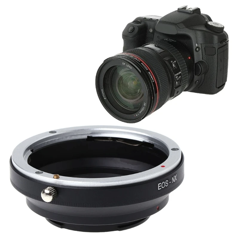 EOS-NX Mount Adapter Ring For Canon EOS EF Lens To Samsung NX5 NX10 NX20 NX1000 LX9A