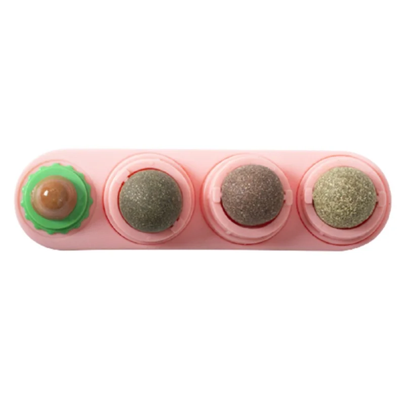 thumbnail image 1 of Bolas de hierba gatera para gatos, rechinar los dientes, bolas de hierba gatera, bocadillos, juguetes para gatos, limpieza de dientes, masticables dentales, juguetes para gatos, suministros de menta, 1 of 5