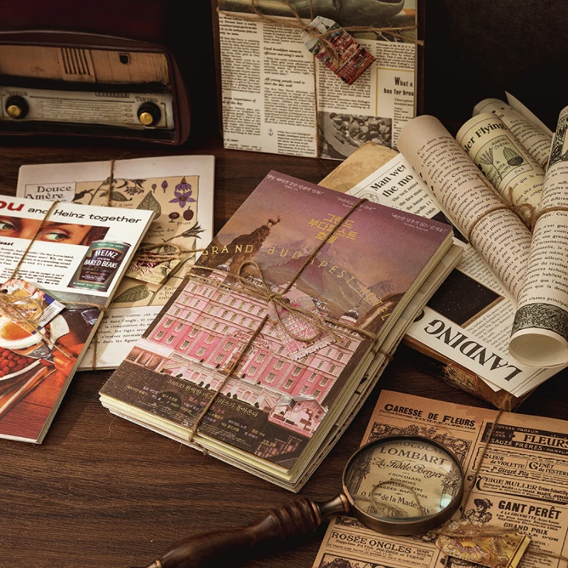 Рисунок 3 - винтажные бумажные буквы для журналов