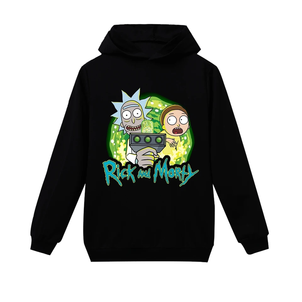 rick and morty hoodie kids