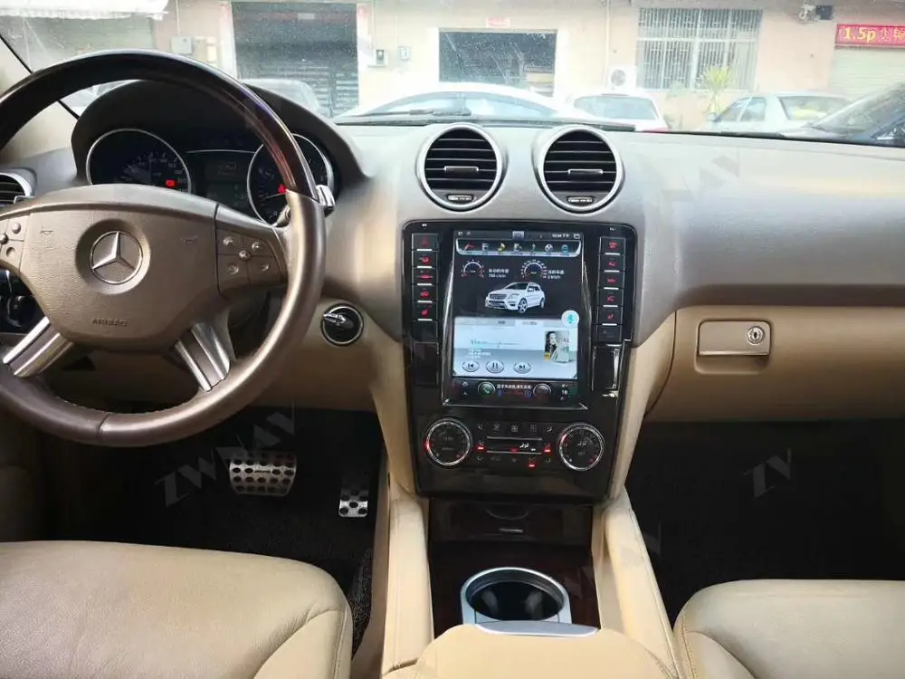 

For Mercedes Benz ML W164 W300 ML350 ML450 ML500 GL Vertical screen Tesla Android 9.0 CARPLAY DSP Car Radio Play GPS Navigation